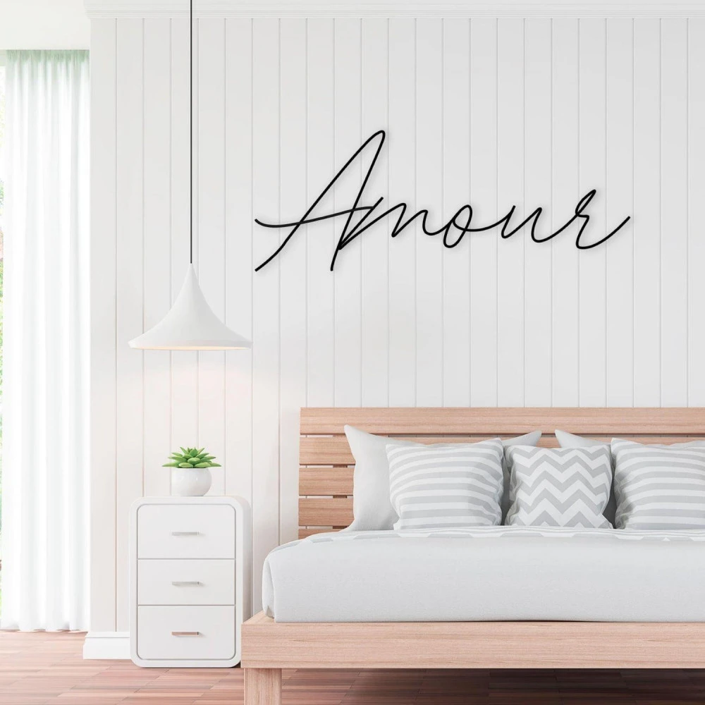 Mot Déco Métal - Amour 2 Mot Déco Métal - Amour – Image 2