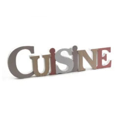 Mot Déco Multicolore - Cuisine