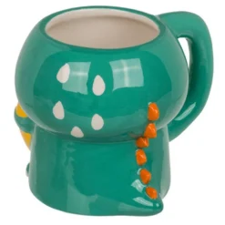 Mug Avec Poche à Biscuit - Dinosaure Vert -Promos Nid Objet Magasin mug avec poche a biscuit dinosaure vert 2