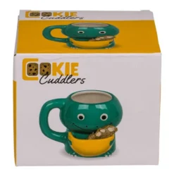 Mug Avec Poche à Biscuit - Dinosaure Vert -Promos Nid Objet Magasin mug avec poche a biscuit dinosaure vert 3