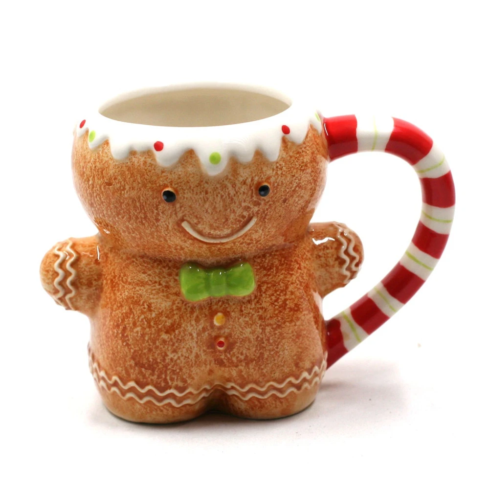 Mug En Forme De Bonhomme Biscuit - 11 Cm 1 Mug En Forme De Bonhomme Biscuit - 11 Cm