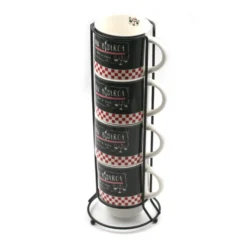 Promos Nid Objet Magasin -Promos Nid Objet Magasin mugs sur colonne collection au bistrot fond noir 1