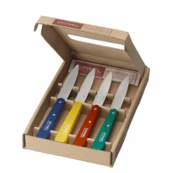 Opinel 1233 Coffret De 4 Couteaux D'Office N°112 Couleur Classique - 946.P