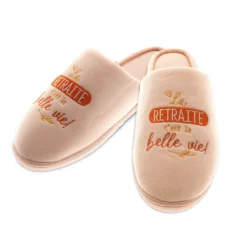 Pantoufles Retraite C'est La Belle Vie ! T 39 - 41