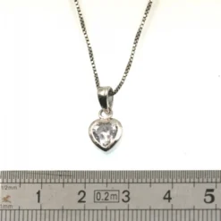 Pendentif Argent Avec Côur Pierre (494966) 8 Pendentif Argent Avec Côur Pierre (494966) -Promos Nid Objet Magasin pendentif argent avec cour pierre 494966 3