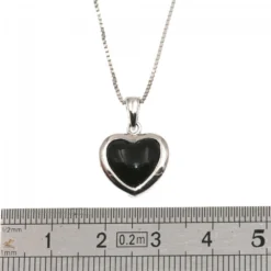 Pendentif Black Heart - Pendentif Avec Côur Argent Et Pierre Noire (494931) 7 Pendentif Black Heart - Pendentif Avec Côur Argent Et Pierre Noire (494931) -Promos Nid Objet Magasin pendentif black heart pendentif avec cour argent et pierre noire 494931 2