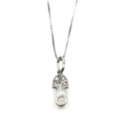Pendentif En Argent - öpingle à Nourrice Avec Pierre 6 Pendentif En Argent - öpingle à Nourrice Avec Pierre -Promos Nid Objet Magasin pendentif en argent opingle a nourrice avec pierre 1