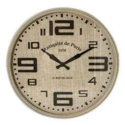 Pendule Antiquité De Paris 'Rue De Lille' 60 Cm De Diamètre