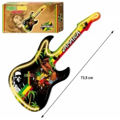 Pendule Guitare Néon Jamaica -Promos Nid Objet Magasin pendule guitare neon jamaica 3