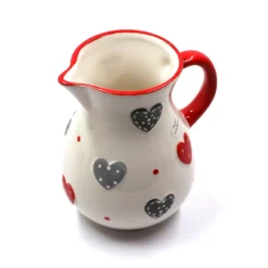 Pichet à Motif Cœurs à Pois 3 Pichet à Motif Cœurs à Pois -Promos Nid Objet Magasin pichet a motif coeurs a pois 1