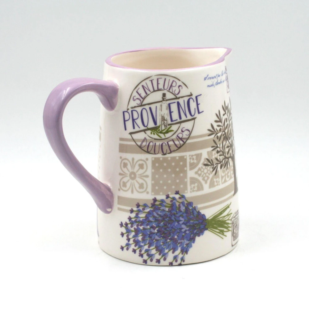 Pichet Motif Lavande Collection Senteur 3 Pichet Motif Lavande Collection Senteur – Image 3