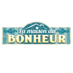 Plaque Métal Géante – Bonheur