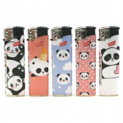 Plaquette De 50 Briquets électroniques Prof Panda -Promos Nid Objet Magasin plaquette de 50 briquets electroniques prof panda 1