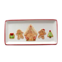 Plat à Cake Céramique - Biscuits Mannele 29 Cm -Promos Nid Objet Magasin plat a cake ceramique biscuits mannele 29 cm 2