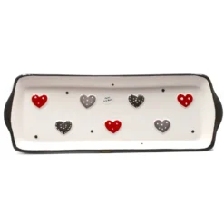 Plat à Cake Gris - Cœur à Petits Pois