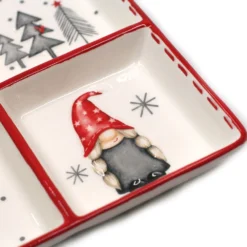 Plat Apéro Céramique - Lutins Nordiques - 19 Cm -Promos Nid Objet Magasin plat apero ceramique lutins nordiques 19 cm 2