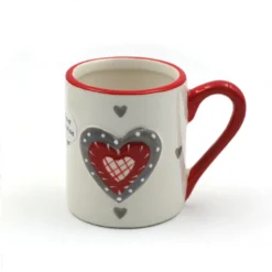 Plateau Avec 4 Tasses Expresso Motif Coeur -Promos Nid Objet Magasin plateau avec 4 tasses expresso motif coeur 2
