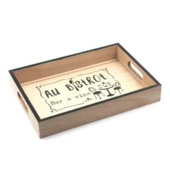 Promos Nid Objet Magasin -Promos Nid Objet Magasin plateau bois 33 x 23 cm collection au bistrot 1