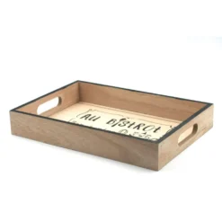 Plateau Bois 33 X 23 Cm - Collection AU BISTROT -Promos Nid Objet Magasin plateau bois 33 x 23 cm collection au bistrot 2