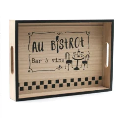 Plateau Bois 33 X 23 Cm - Collection AU BISTROT