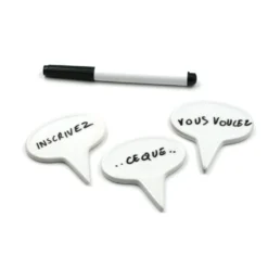 Plateau De Fromage Rond - Ardoise Et Bois Et Ses Pancartes De Présentation - -Promos Nid Objet Magasin plateau de fromage rond ardoise et bois et ses pancartes de presentation 1 3