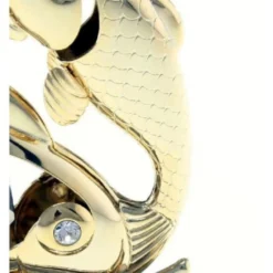 Poisson - Signe Du Zodiaque Doré - Crystocraft -Promos Nid Objet Magasin poisson signe du zodiaque dore crystocraft 2