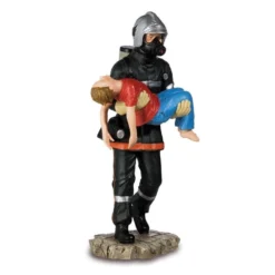 Pompier Sauvant Un Enfant