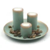 Porte Bougies Modèle Clair - Plateau Ovale