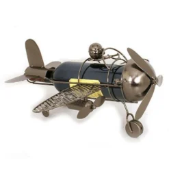 Porte Bouteille Avion - Métal