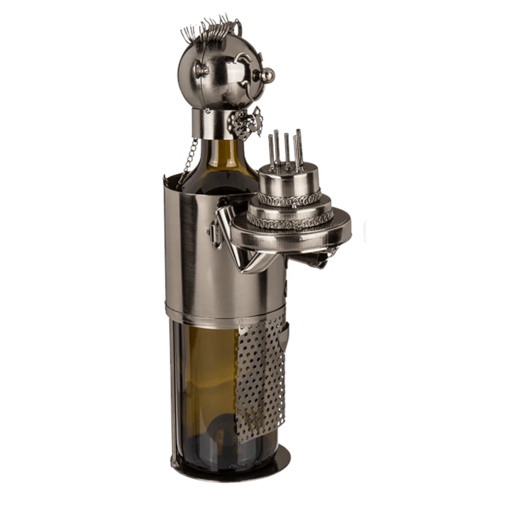 Porte Bouteille En Métal – Anniversaire 2 Porte Bouteille En Métal – Anniversaire – Image 2