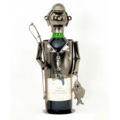 Porte Bouteille Métal Pêcheur à La Ligne 5 Porte Bouteille Métal Pêcheur à La Ligne -Promos Nid Objet Magasin porte bouteille metal pecheur a la ligne 1