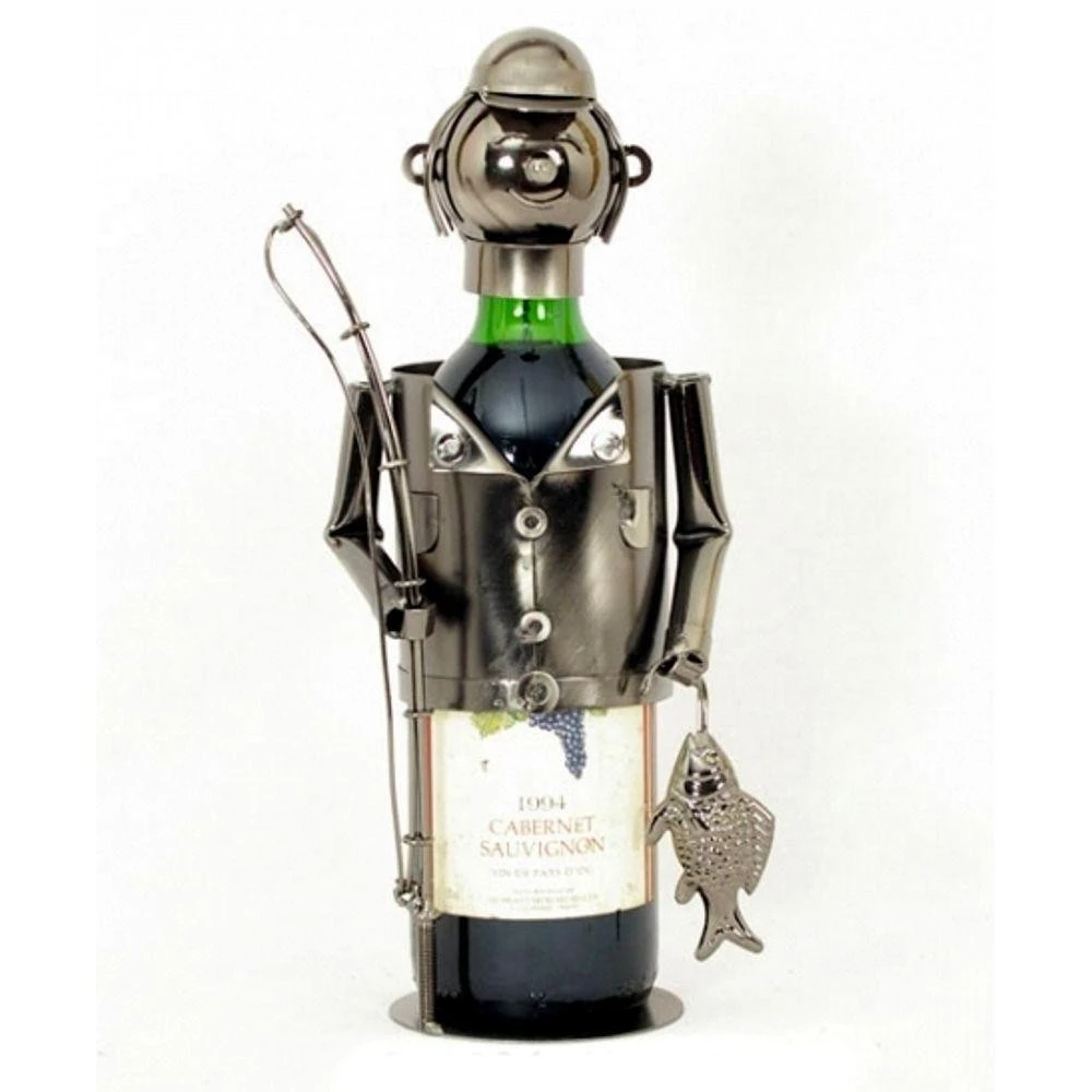 Porte Bouteille Métal Pêcheur à La Ligne 1 Porte Bouteille Métal Pêcheur à La Ligne