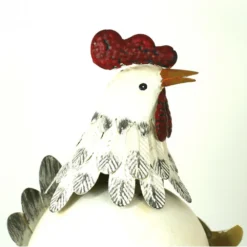 Porte Plante Poule Blanche -Promos Nid Objet Magasin porte plante poule blanche 4