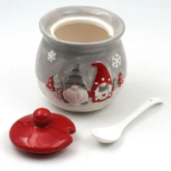 Pot En Céramique Pour Condiments Et épices - Motif Lutins Nordiques 6 Pot En Céramique Pour Condiments Et épices - Motif Lutins Nordiques -Promos Nid Objet Magasin pot en ceramique pour condiments et epices motif lutins nordiques 2