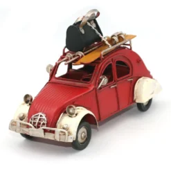 Réplique En Métal 16 Cm 2 Chevaux - Départ Au Ski -Promos Nid Objet Magasin replique en metal 16 cm 2 chevaux depart au ski 1