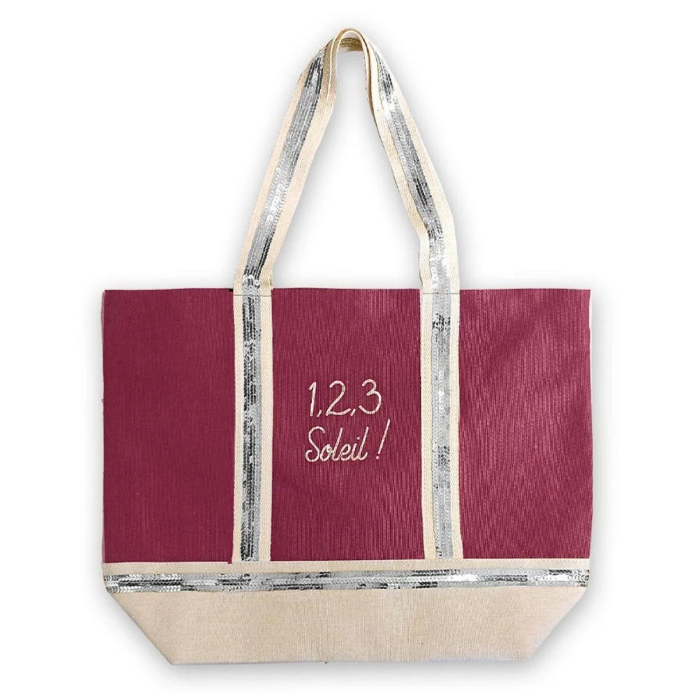 Sac Sequin Prune - 1,2,3... Soleil ! 1 Sac Sequin Prune - 1,2,3... Soleil !