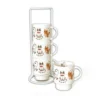 Set De 4 Mugs Sur Colonne Collection ISIDORE