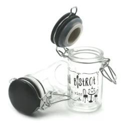 Set De 6 Bocaux + Support Métal Collection - AU BISTROT -Promos Nid Objet Magasin set de 6 bocaux support metal collection au bistrot 2