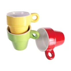 Set De 6 Tasses Expresso Colorées Sur Support 5 Set De 6 Tasses Expresso Colorées Sur Support -Promos Nid Objet Magasin set de 6 tasses expresso colorees sur support 2