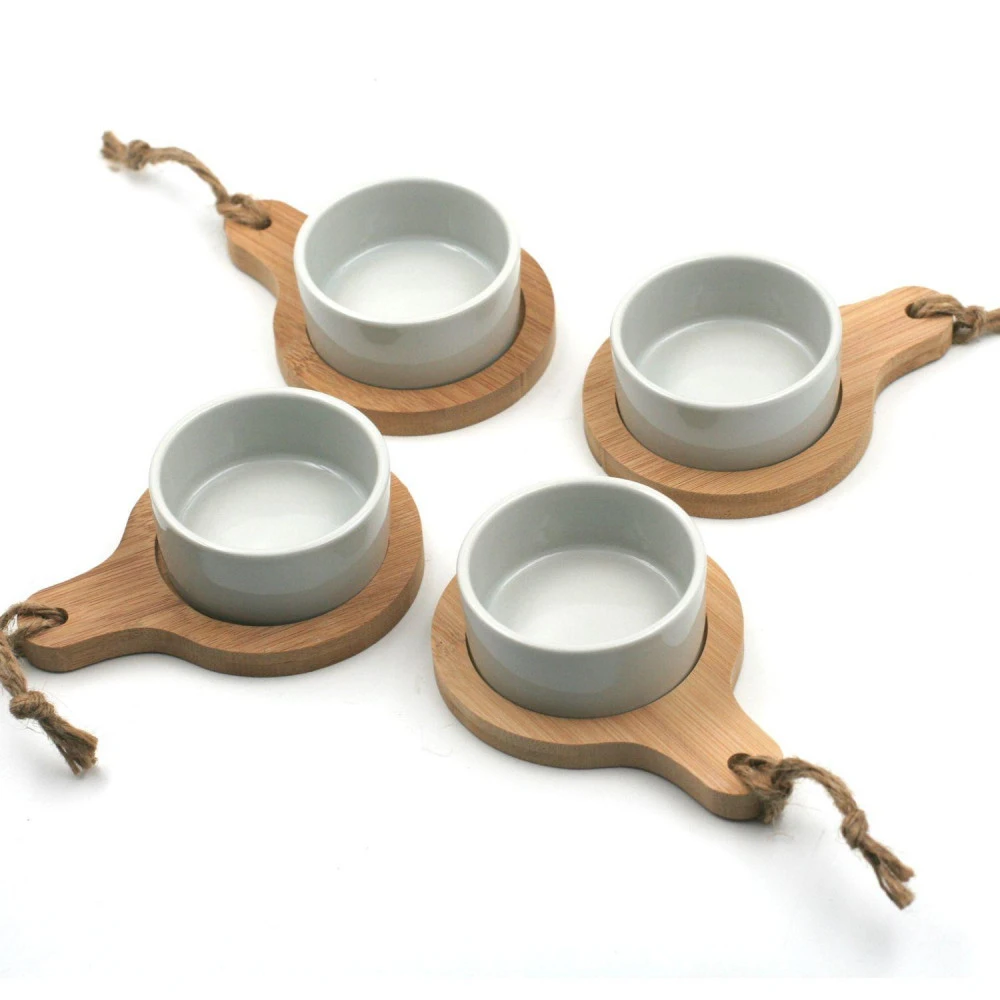 Set De Quatre Coupelles Sur Plateau Individuel 2 Set De Quatre Coupelles Sur Plateau Individuel – Image 2