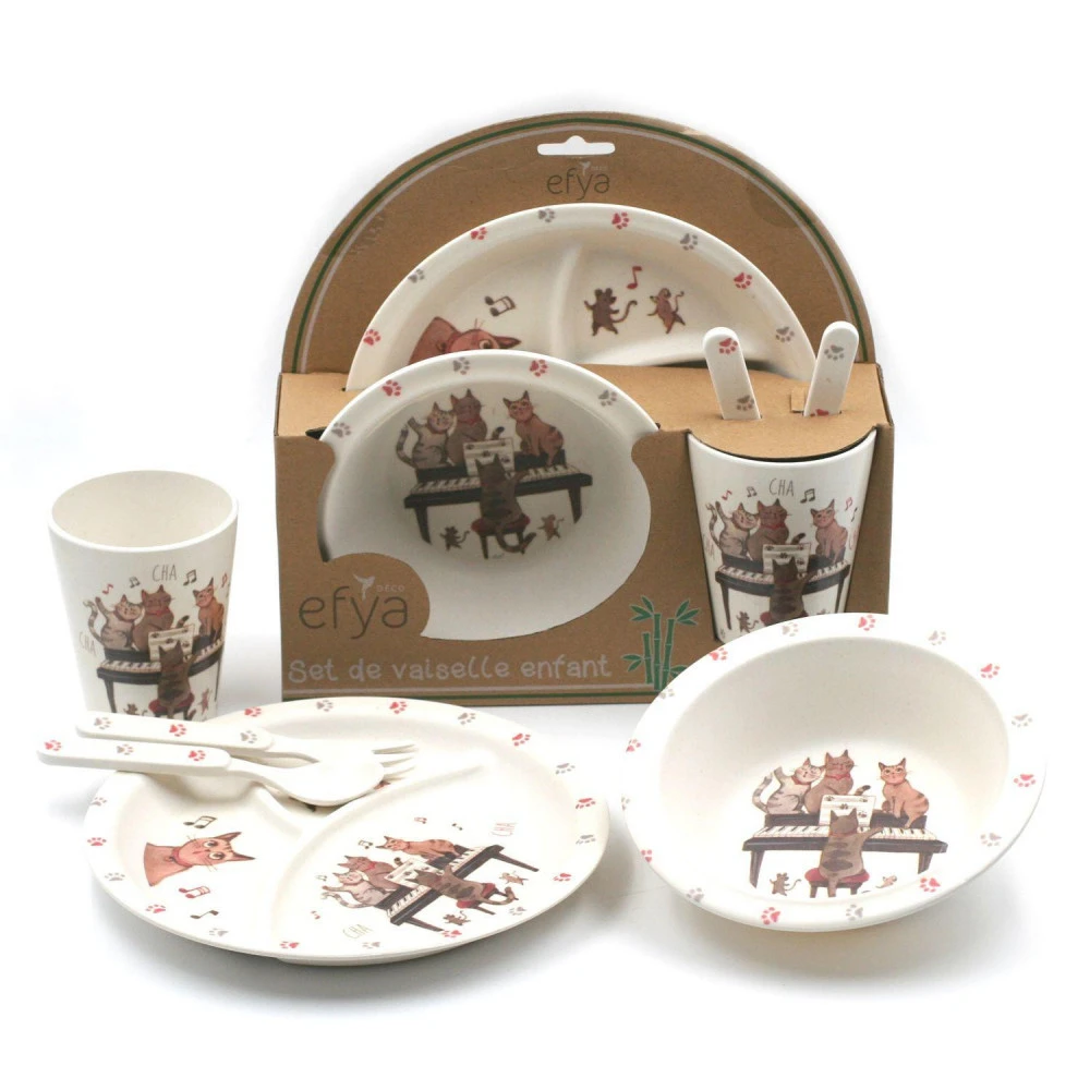 Set Vaisselle Enfant 5 Pièces 'Mozart' 1 Set Vaisselle Enfant 5 Pièces 'Mozart'