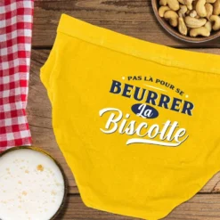 Slip Pas Là Pour Se Beurrer La Biscotte - Taille XL -Promos Nid Objet Magasin slip pas la pour se beurrer la biscotte taille xl 2
