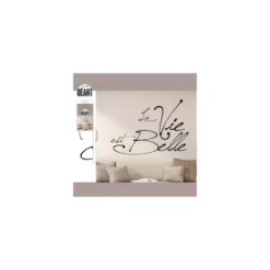 Sticker Géant - La Vie Est Belle -Promos Nid Objet Magasin sticker geant la vie est belle 3