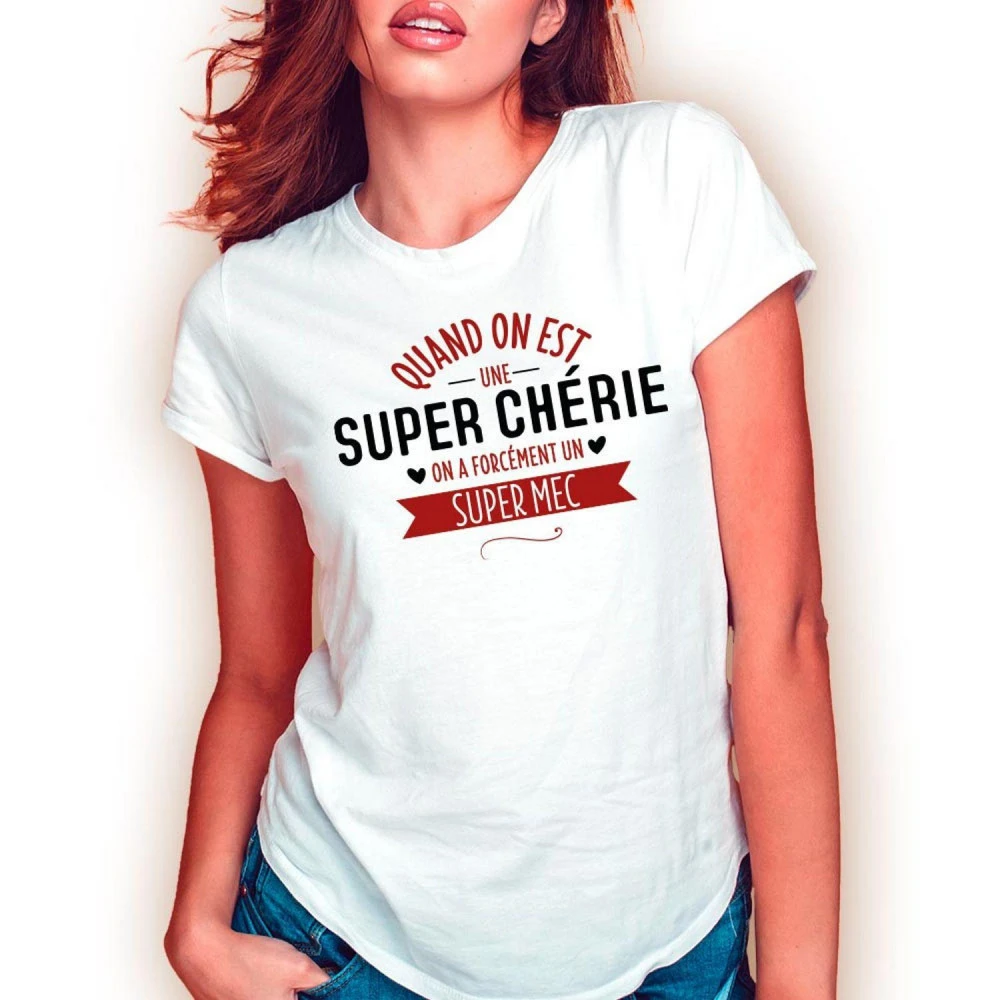 T-Shirt De La Super Chérie - Taille L 3 T-Shirt De La Super Chérie - Taille L – Image 3