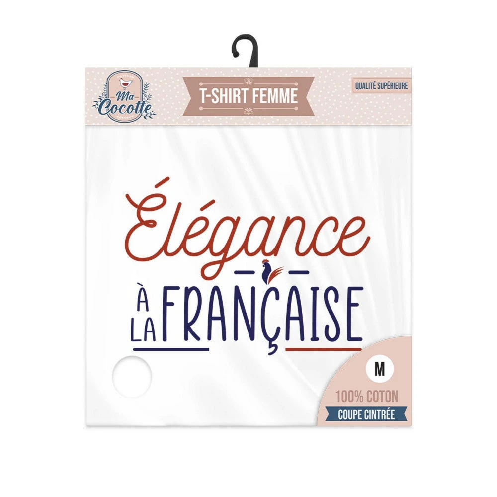 T-Shirt Élégance à La Française - Taille M 2 T-Shirt Élégance à La Française - Taille M – Image 2