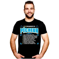 T-Shirt - Les 10 Commandements Du Pêcheur 7 T-Shirt - Les 10 Commandements Du Pêcheur -Promos Nid Objet Magasin t shirt les 10 commandements du pecheur 3