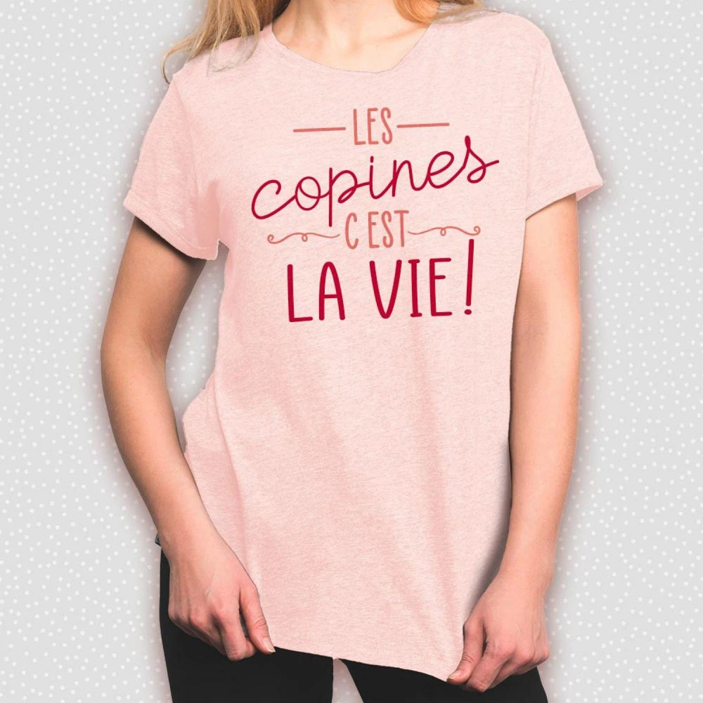T-Shirt Les Copines C'est La Vie - Taille S 2 T-Shirt Les Copines C'est La Vie - Taille S – Image 2