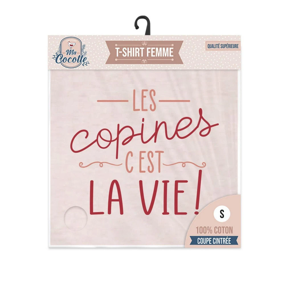 T-Shirt Les Copines C'est La Vie - Taille S 3 T-Shirt Les Copines C'est La Vie - Taille S – Image 3