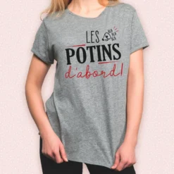 T-Shirt Les Potins D'abord - Taille M 5 T-Shirt Les Potins D'abord - Taille M -Promos Nid Objet Magasin t shirt les potins d abord taille m 2
