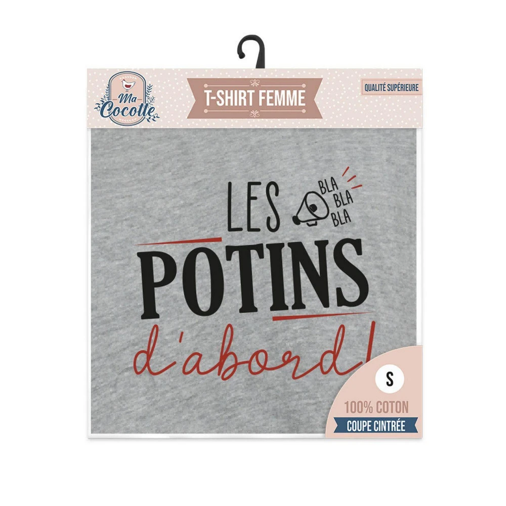 T-Shirt Les Potins D'abord - Taille S 2 T-Shirt Les Potins D'abord - Taille S – Image 2
